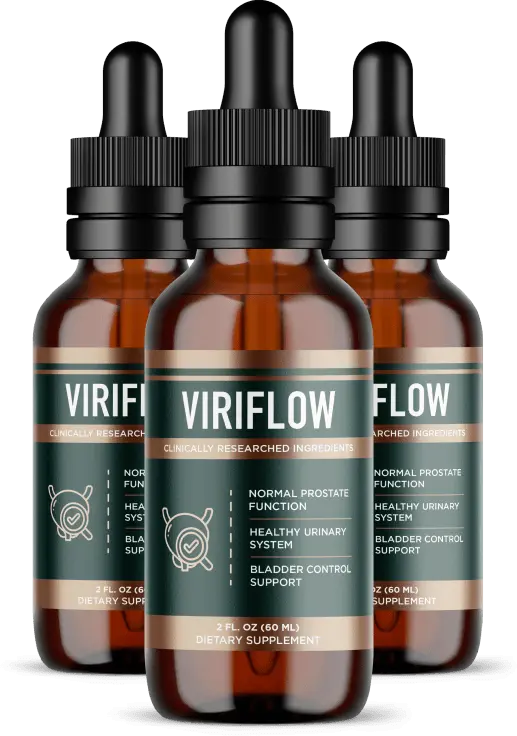 Natural ViriFlow ingredients used for prostate support and urinary health